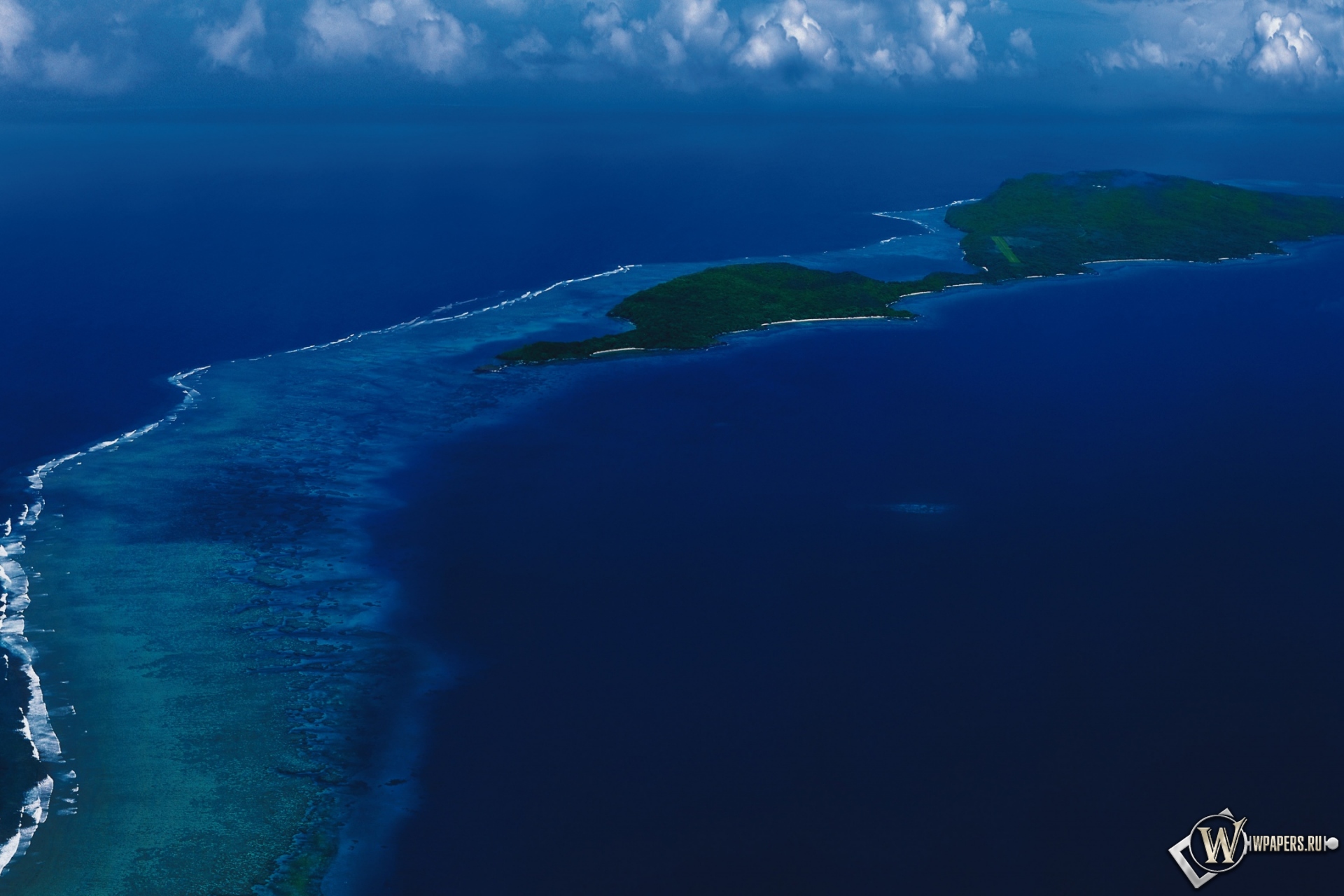 Карибские острова 1920x1280