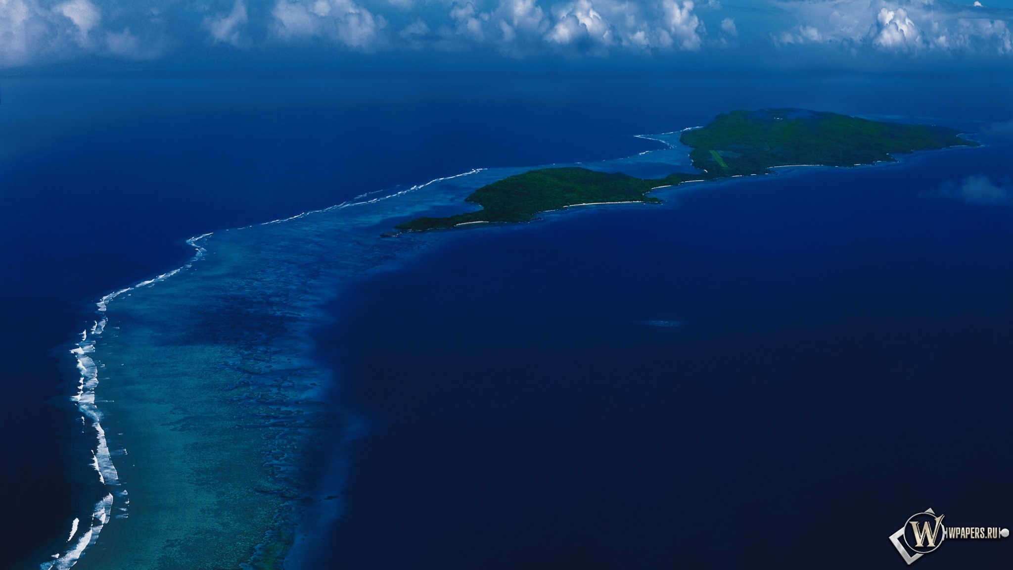 Карибские острова 2048x1152