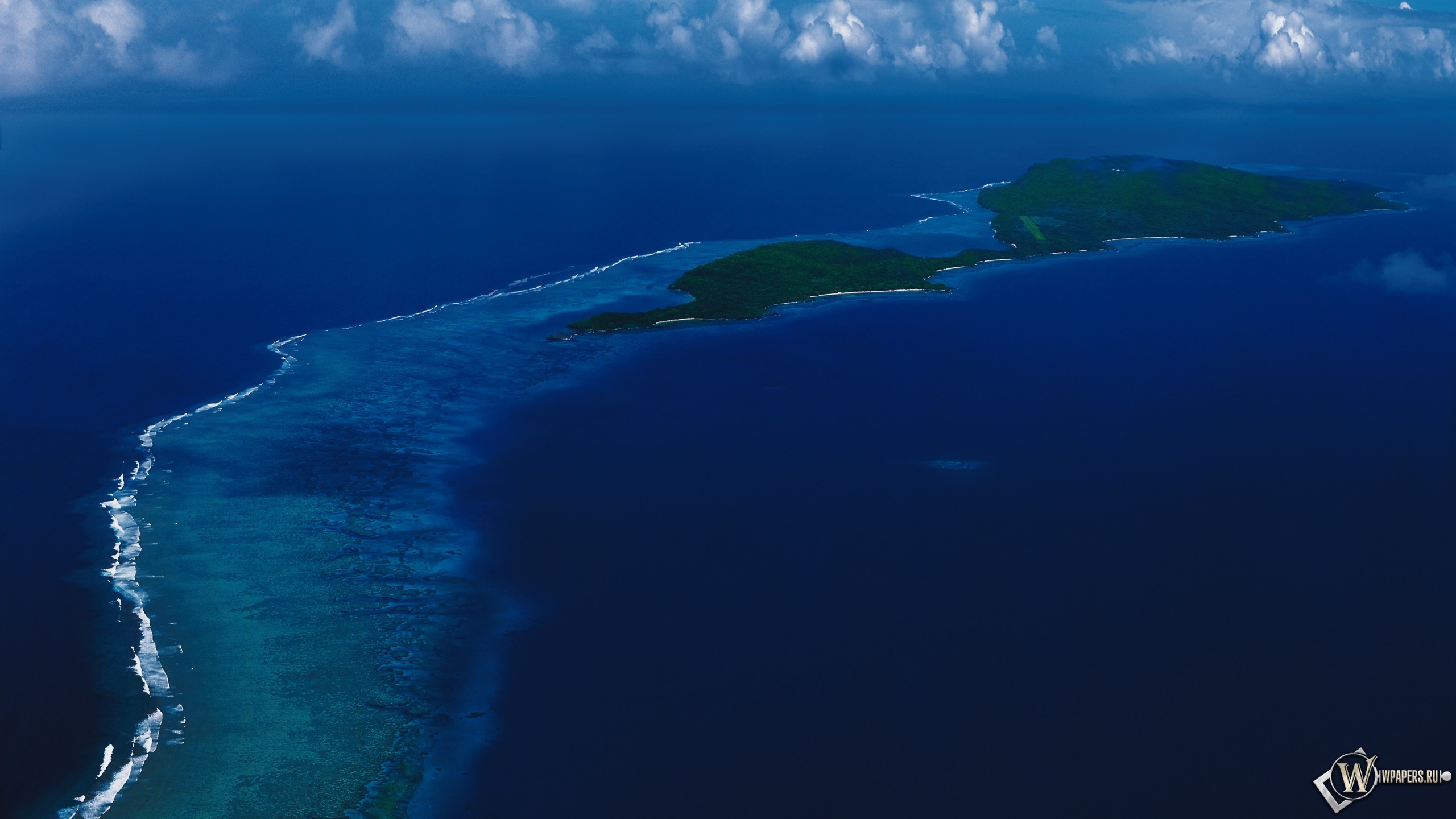 Карибские острова 2560x1440