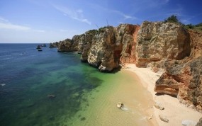 Обои Лагос Португалия: Песок, Море, Скалы, Берег, Природа