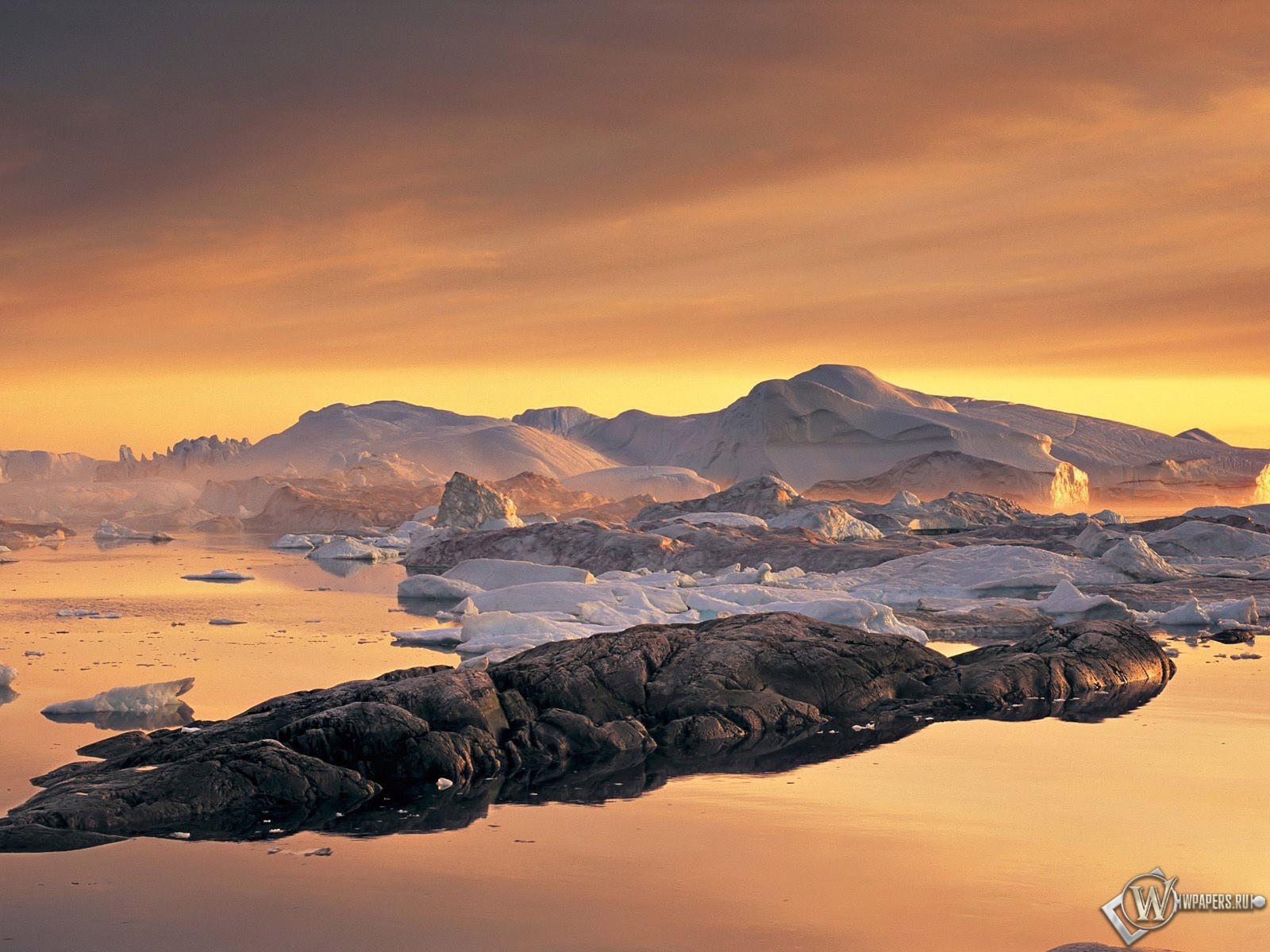 Пролив Диско Гренландия 1600x1200