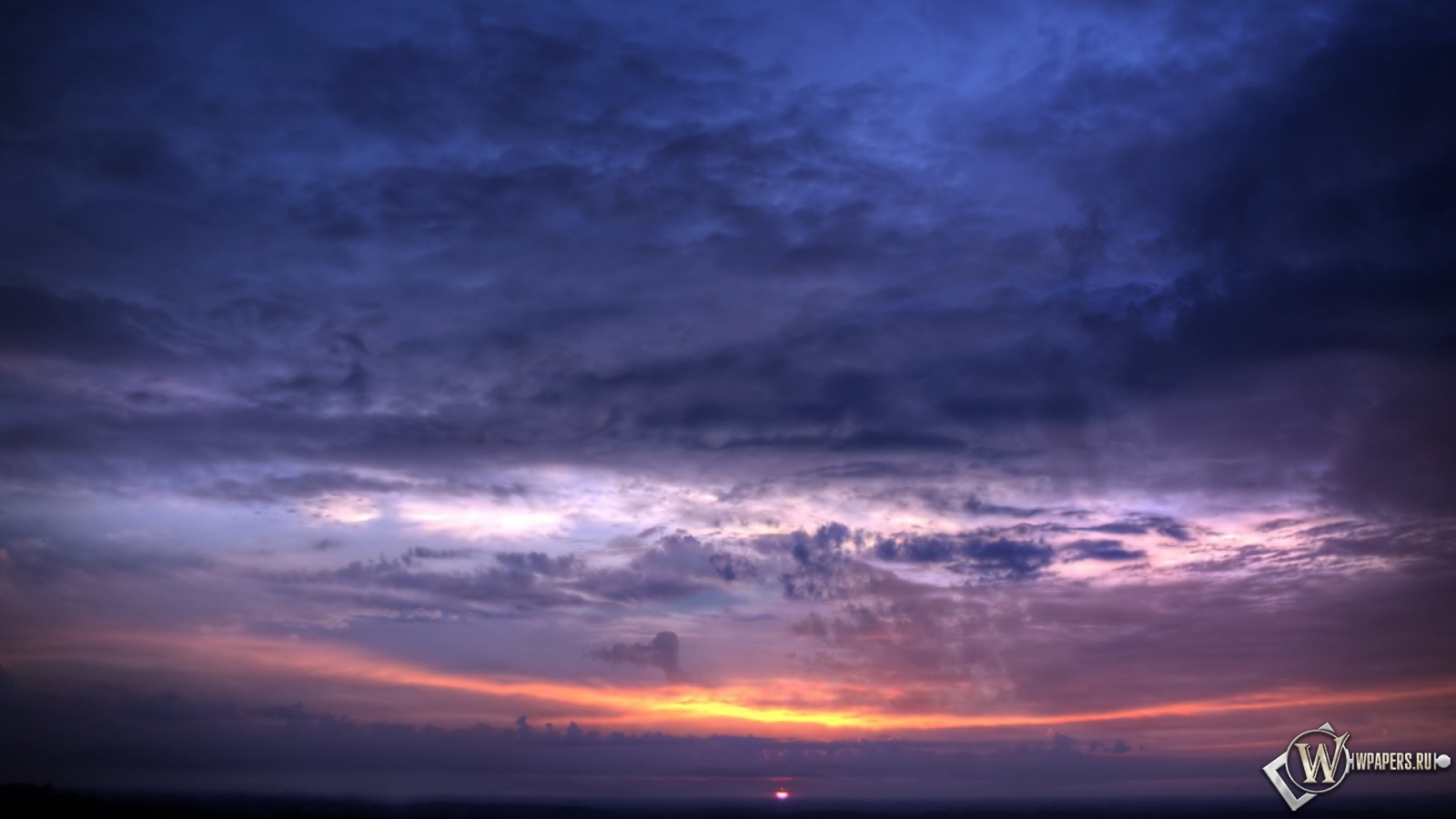 Sunset sky 1600x900
