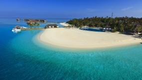 Обои Отель Velassaru Maldives: Пляж, Море, Остров, Небо, Природа