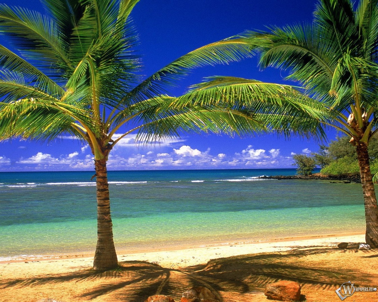 Гавайские острова 1280x1024
