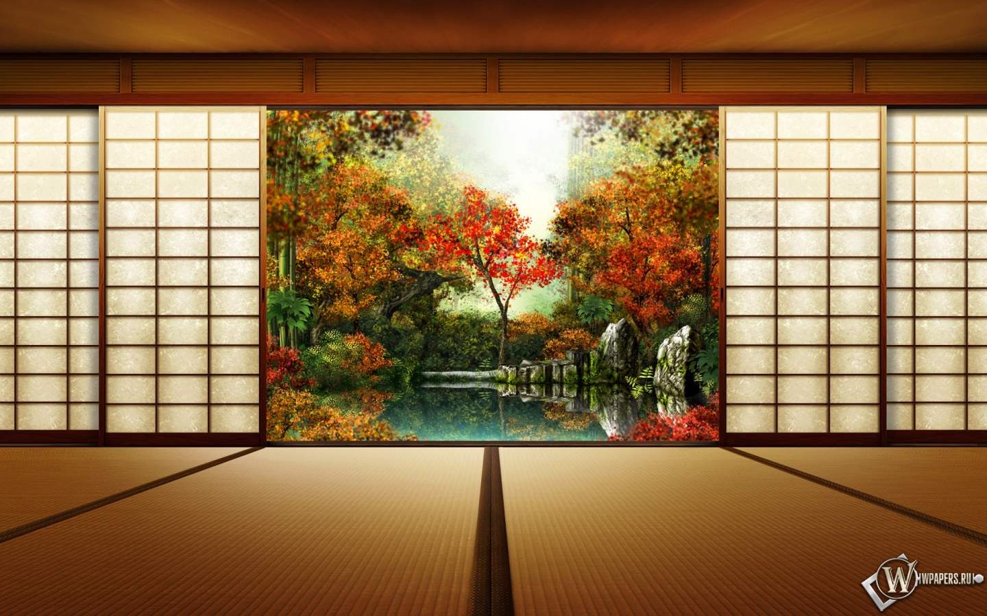 Осень в Японии 1440x900