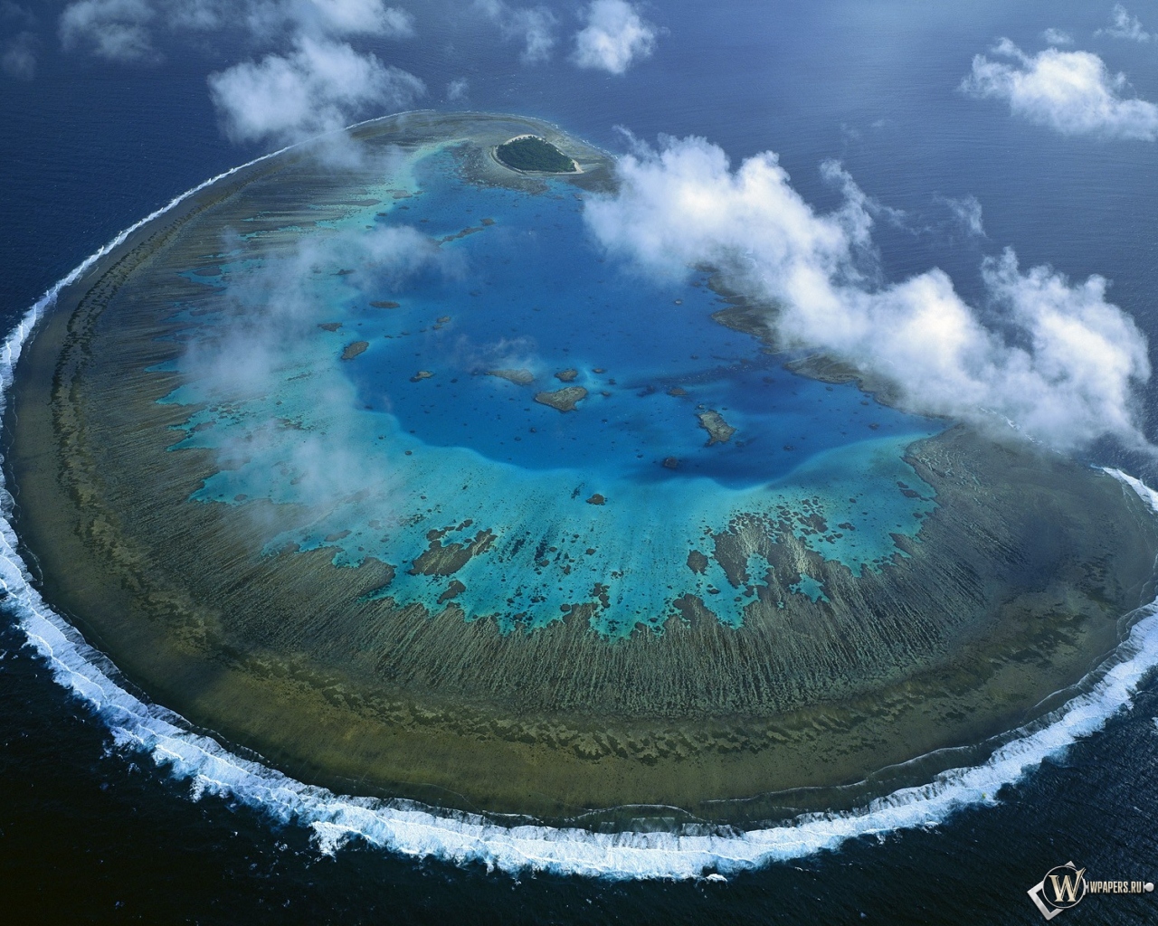 Остров Леди Масгрэйв - Большой Барьерный риф 1280x1024