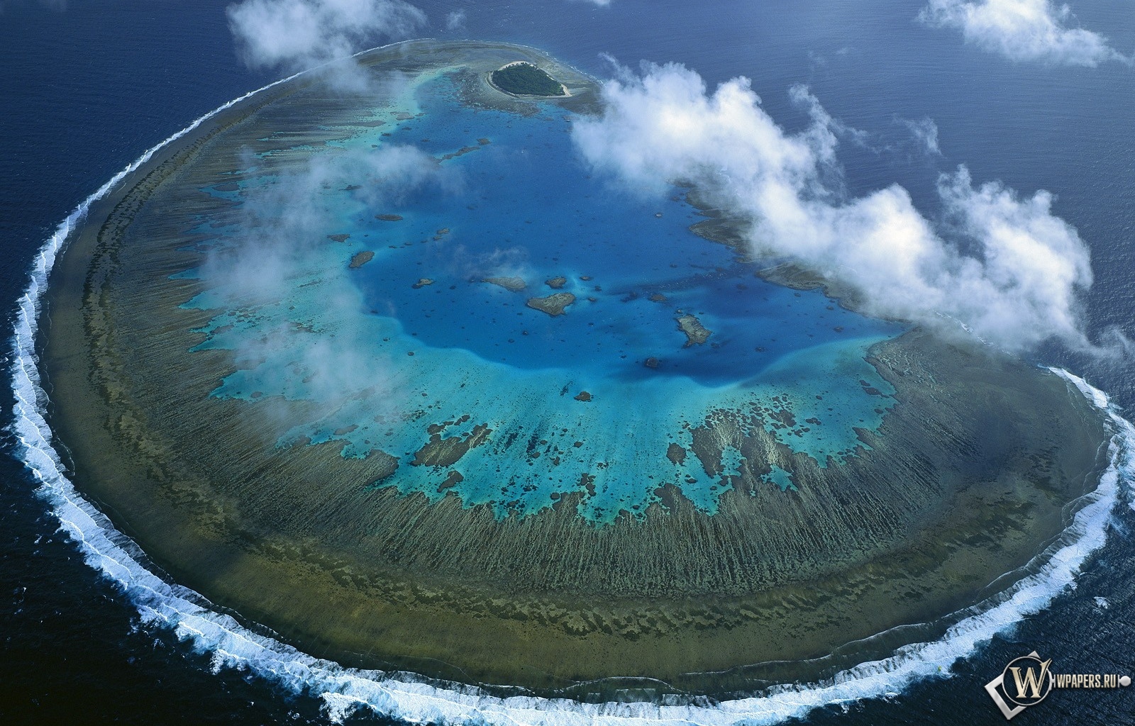 Остров Леди Масгрэйв - Большой Барьерный риф 1600x1024