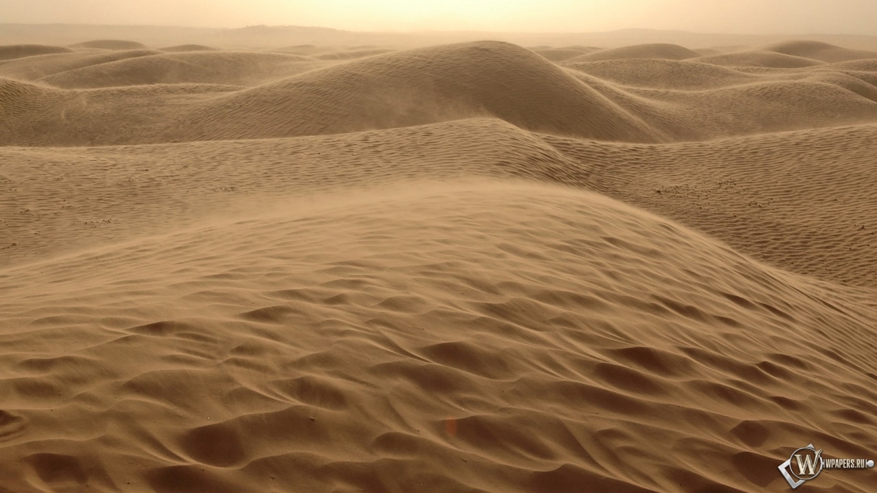 Песчаные дюны 1280x720
