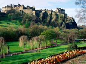 Обои Edinburgh Castle: Замок, Эдинбург, Прочие пейзажи