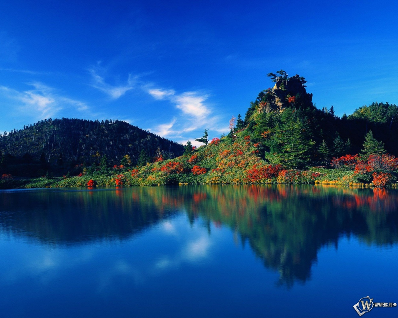 Отражение в озере 1280x1024