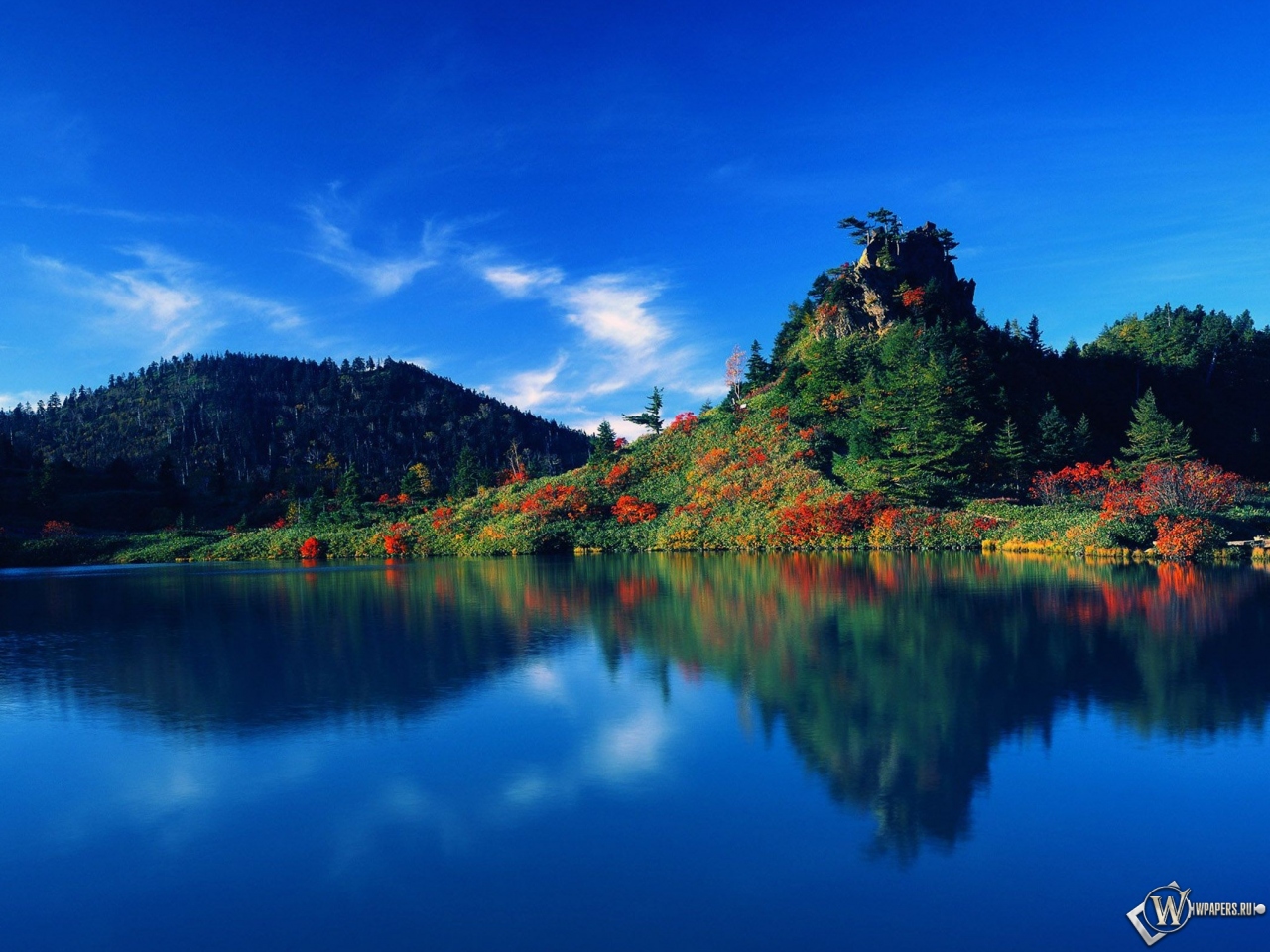 Отражение в озере 1280x960
