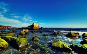 Обои Камни и небо: Вода, Море, Камни, Небо, Прочие пейзажи