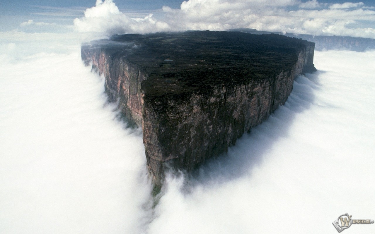Гора Рорайма в Южной Америке 1280x800