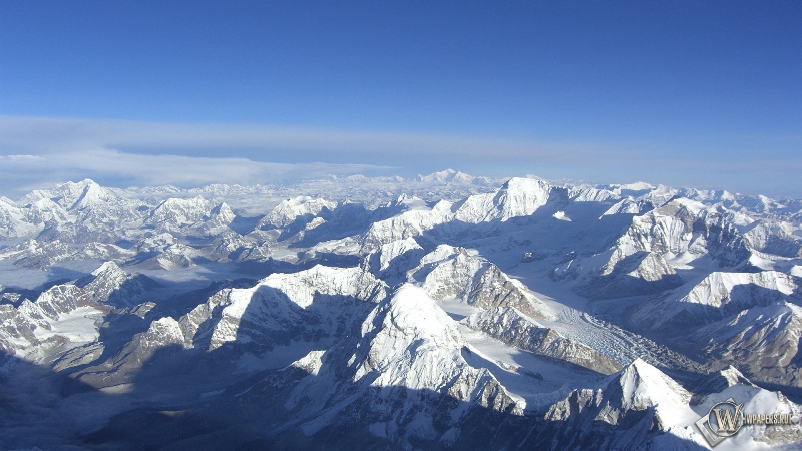 Вершины Эвереста 1600x900