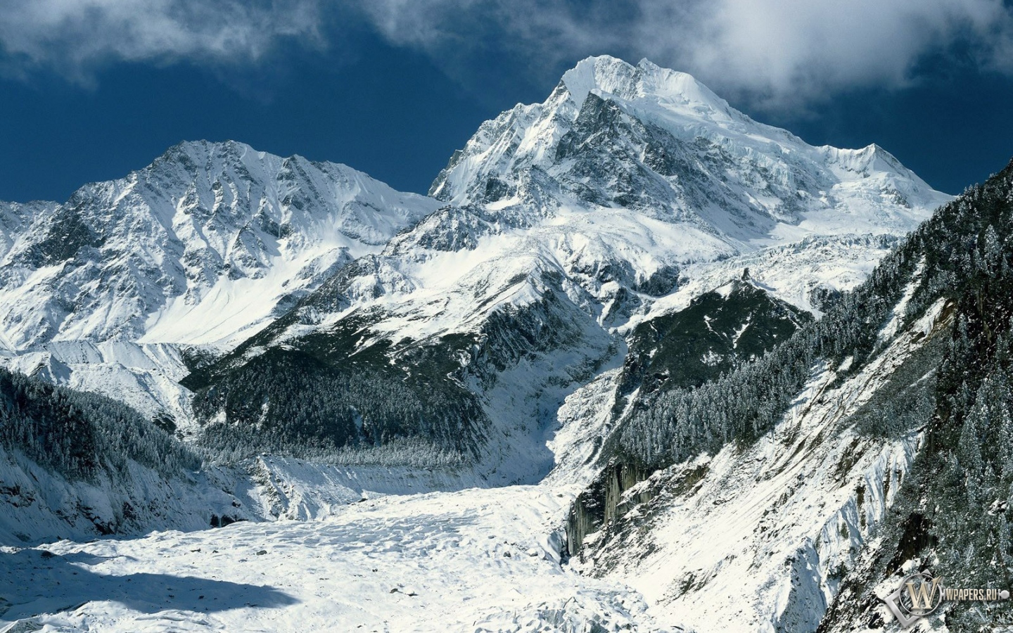 Зимние горы 1440x900
