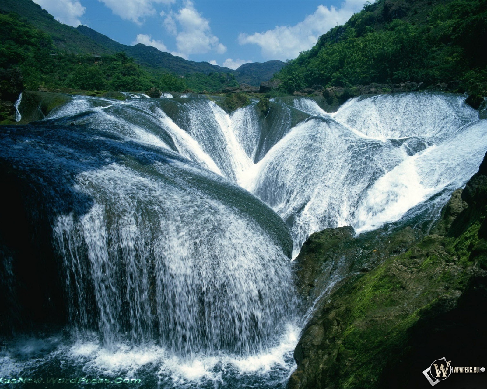 Водопад Жемчужина - долина Цзючжайгоу 1600x1280