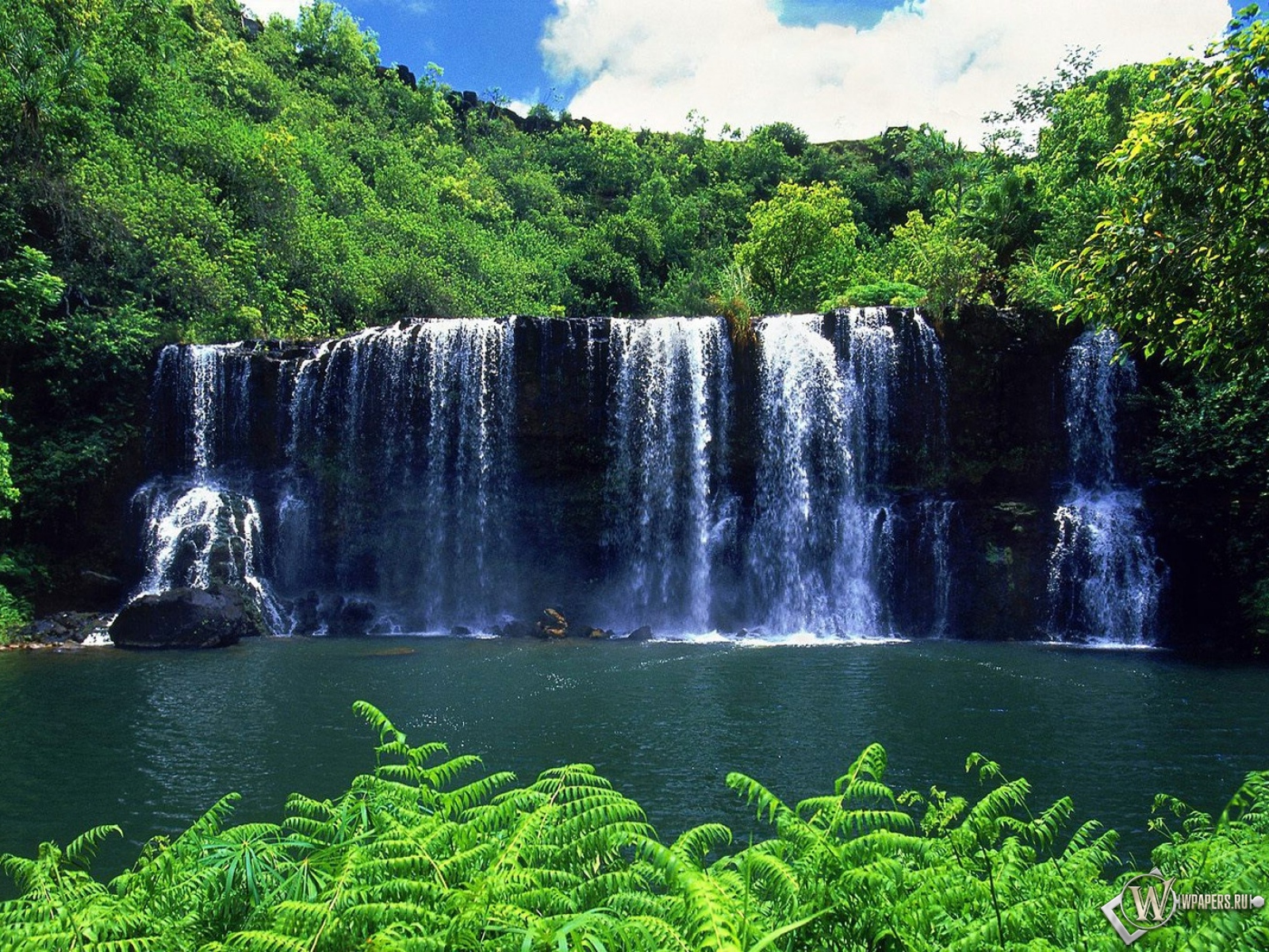 Тропический Водопад  1600x1200