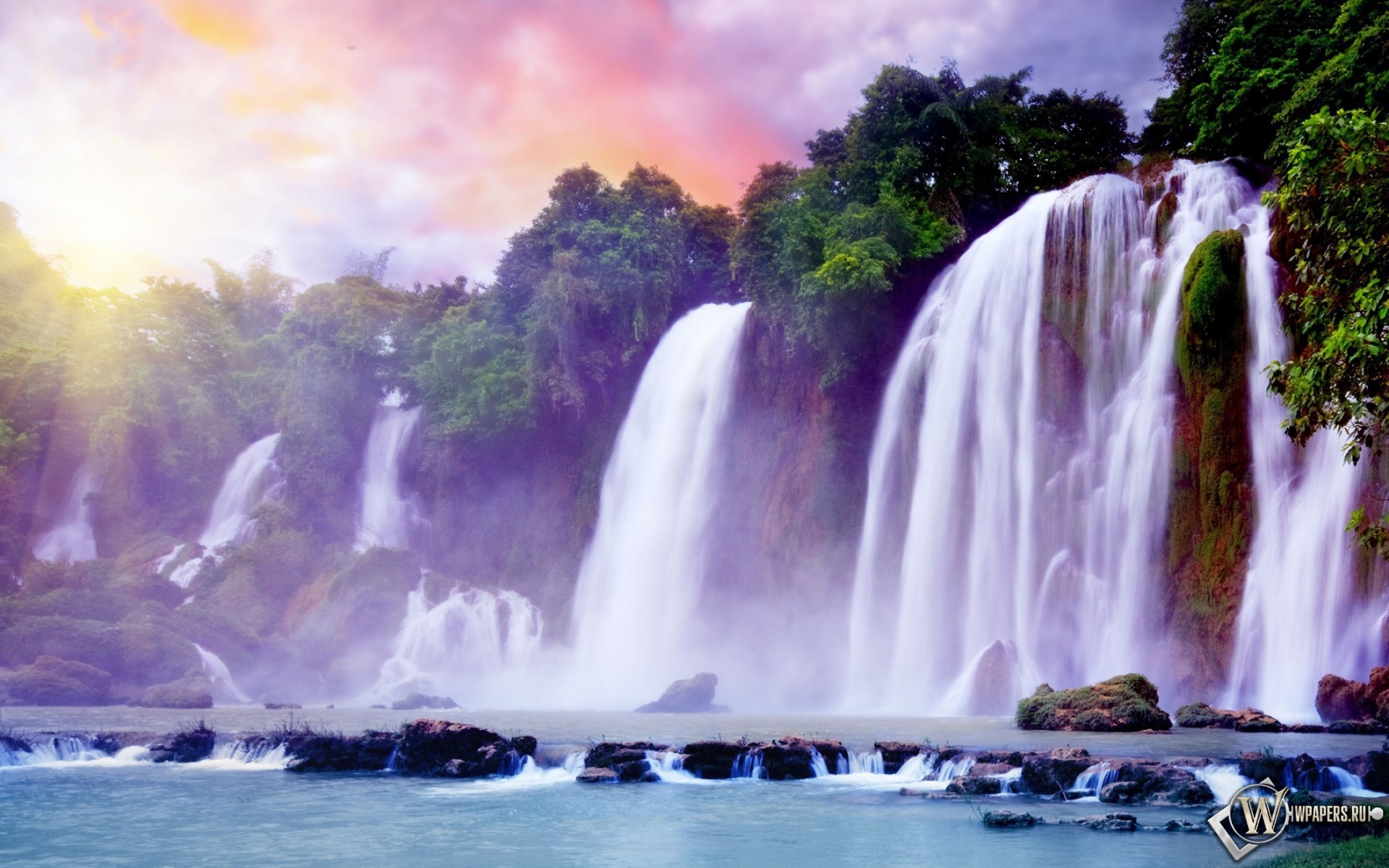 Картинки водопады красивые на телефон живые обои