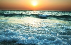 Обои рассвет на море: Море, Солнце, Рассвет, Вода и небо