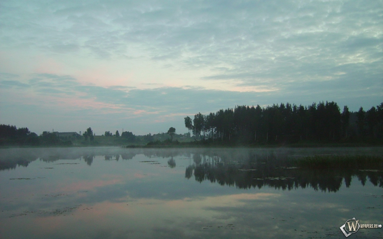 Вечернее озеро 1280x800