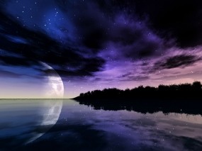 Небо и луна