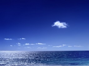 Обои Морской горизонт: Море, Горизонт, Облако, Вода и небо