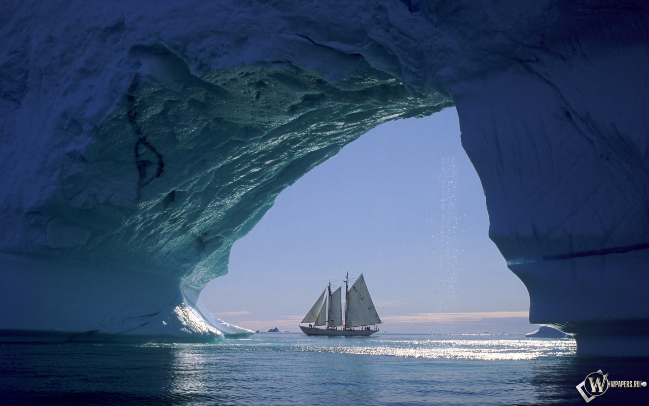 Arctic sailing 1280x800