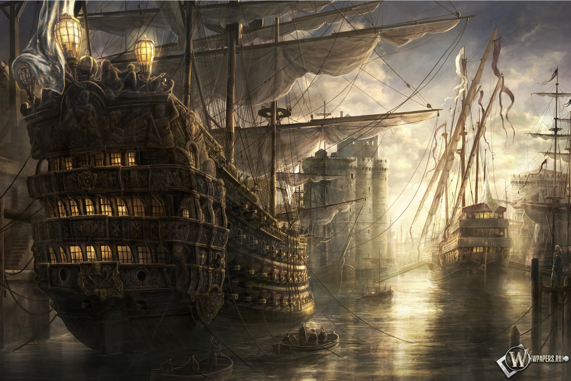 Pirate ships. Художник Сарел Терон. Даниэль Монбар пират. Sarel Theron картины. Корабли Карибского моря 17 век.