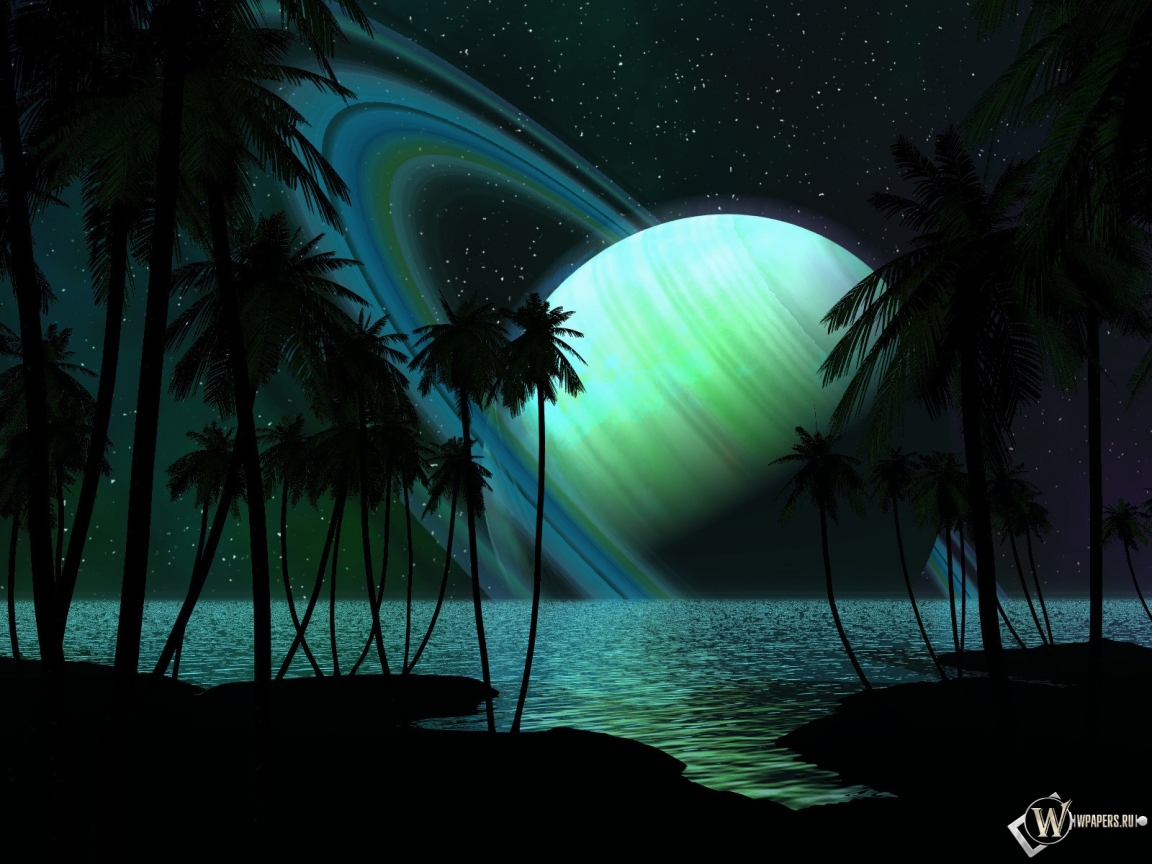 Зелёный Сатурн 1152x864