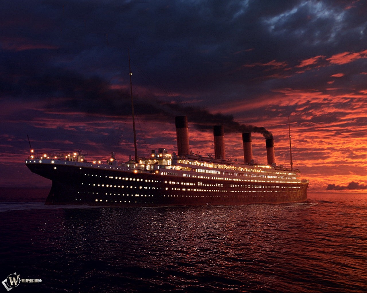 Огни Титаника 1280x1024