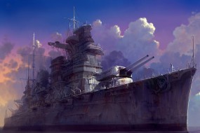 Обои Военный Корабль: Военный корабль, Пушки, Корабли